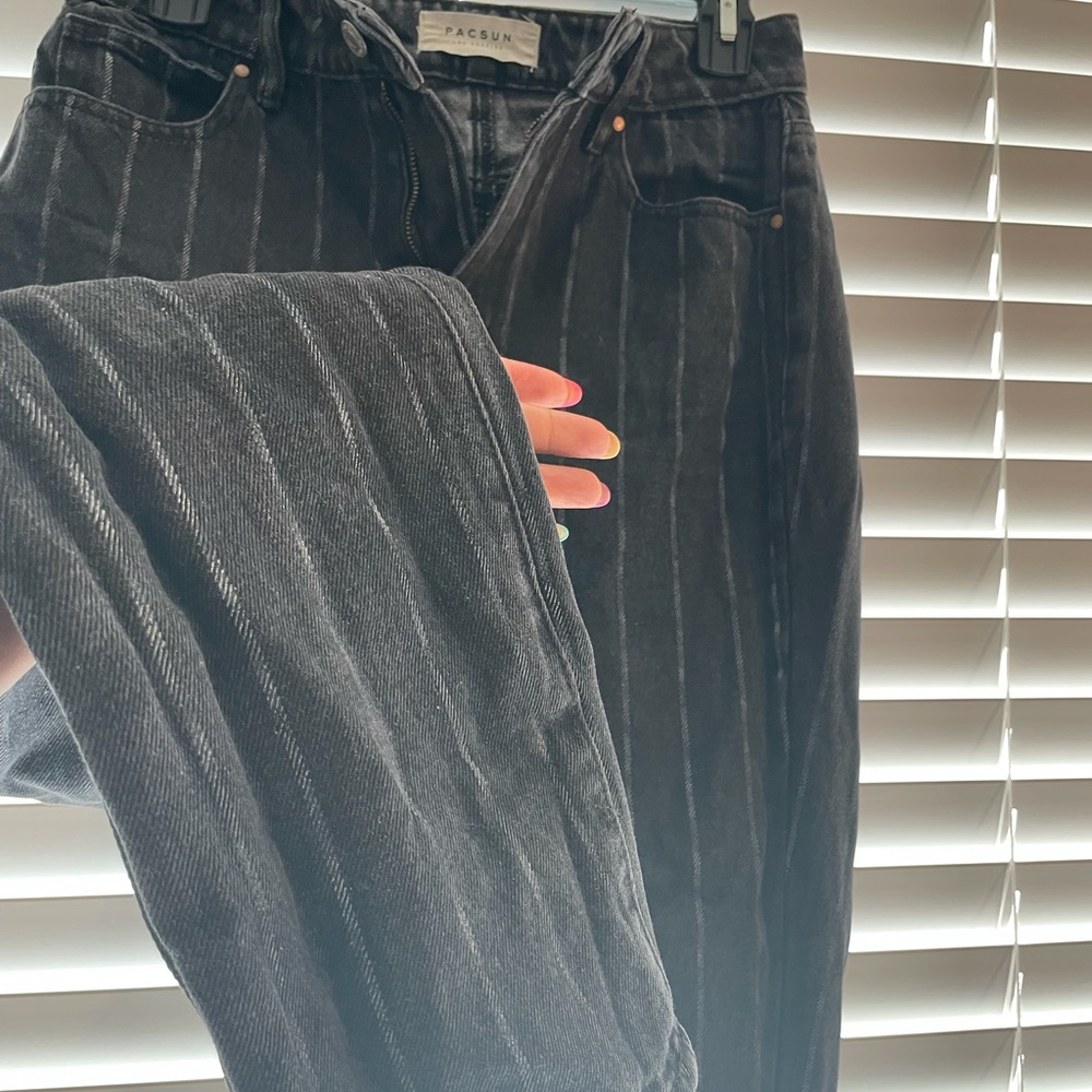 Pacsun Striped Mom Jeans